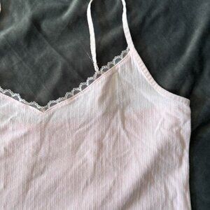 A New Day Women's Light Pink lace cami